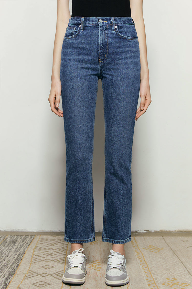 Activity Grrrl High Rise Kick Crop Jeans HJ017
