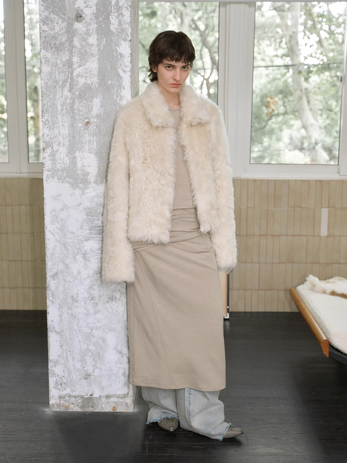 Blackmoon Berlin Tuscan Wool Sheepskin Coat