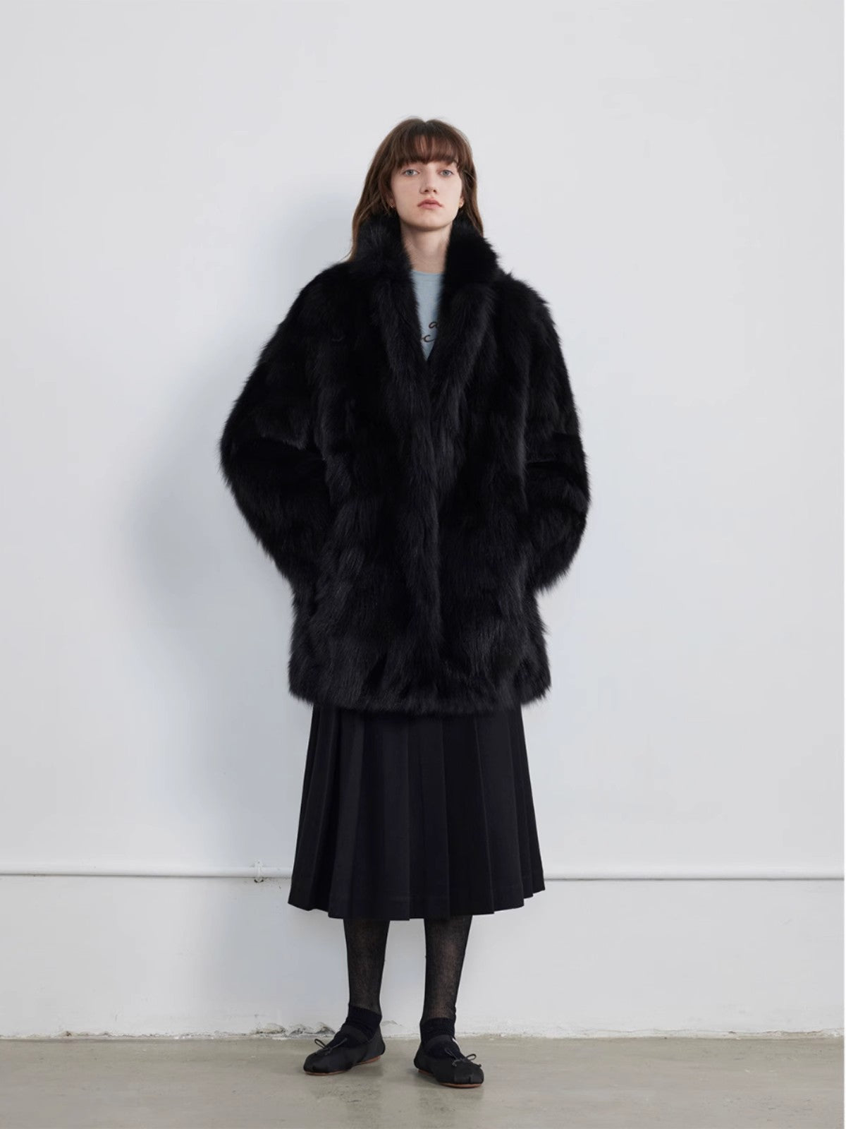 Light Years Away Crown Grade Fox Fur Jacket