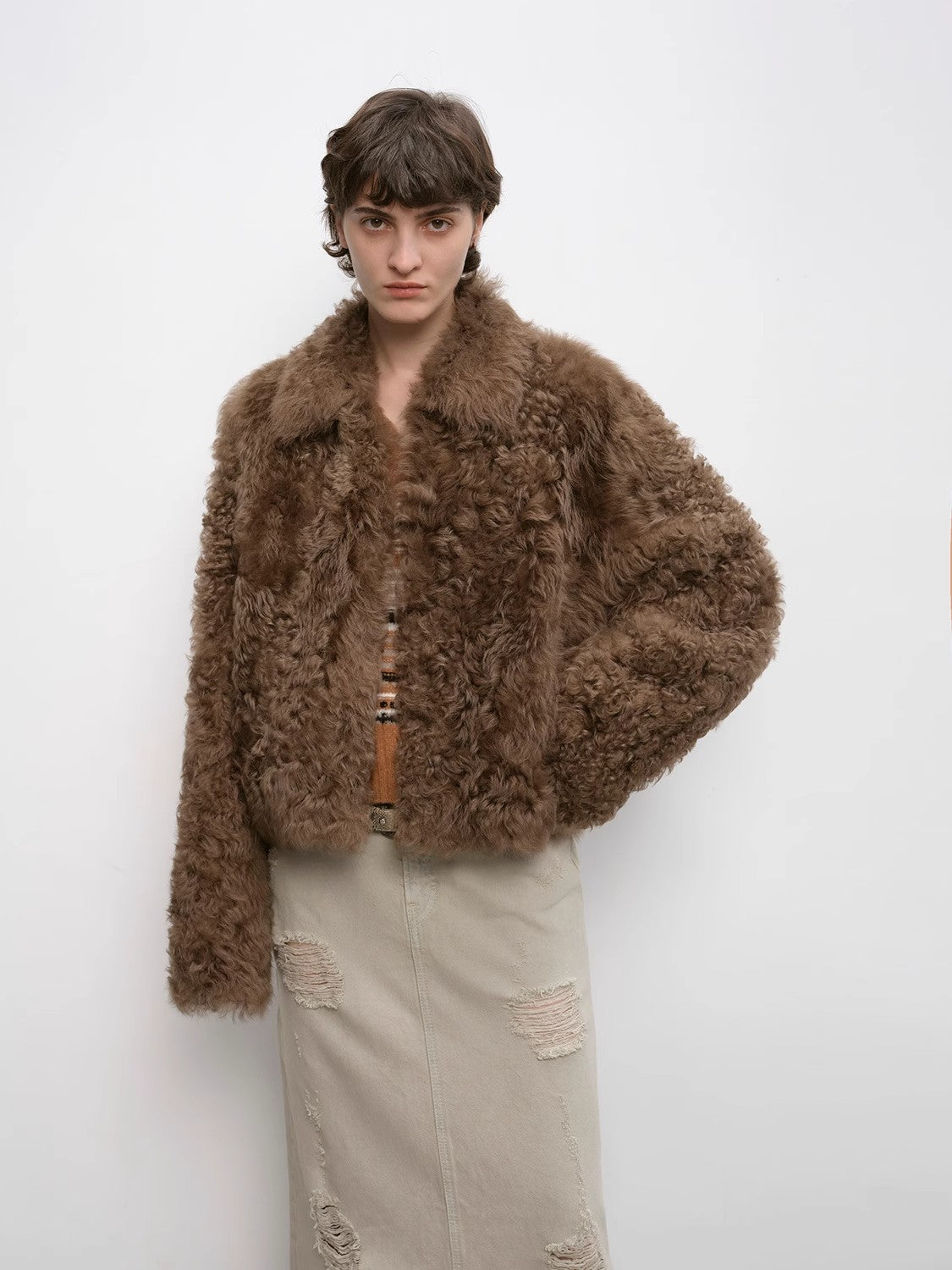Blackmoon Berlin Tuscan Wool Sheepskin Coat