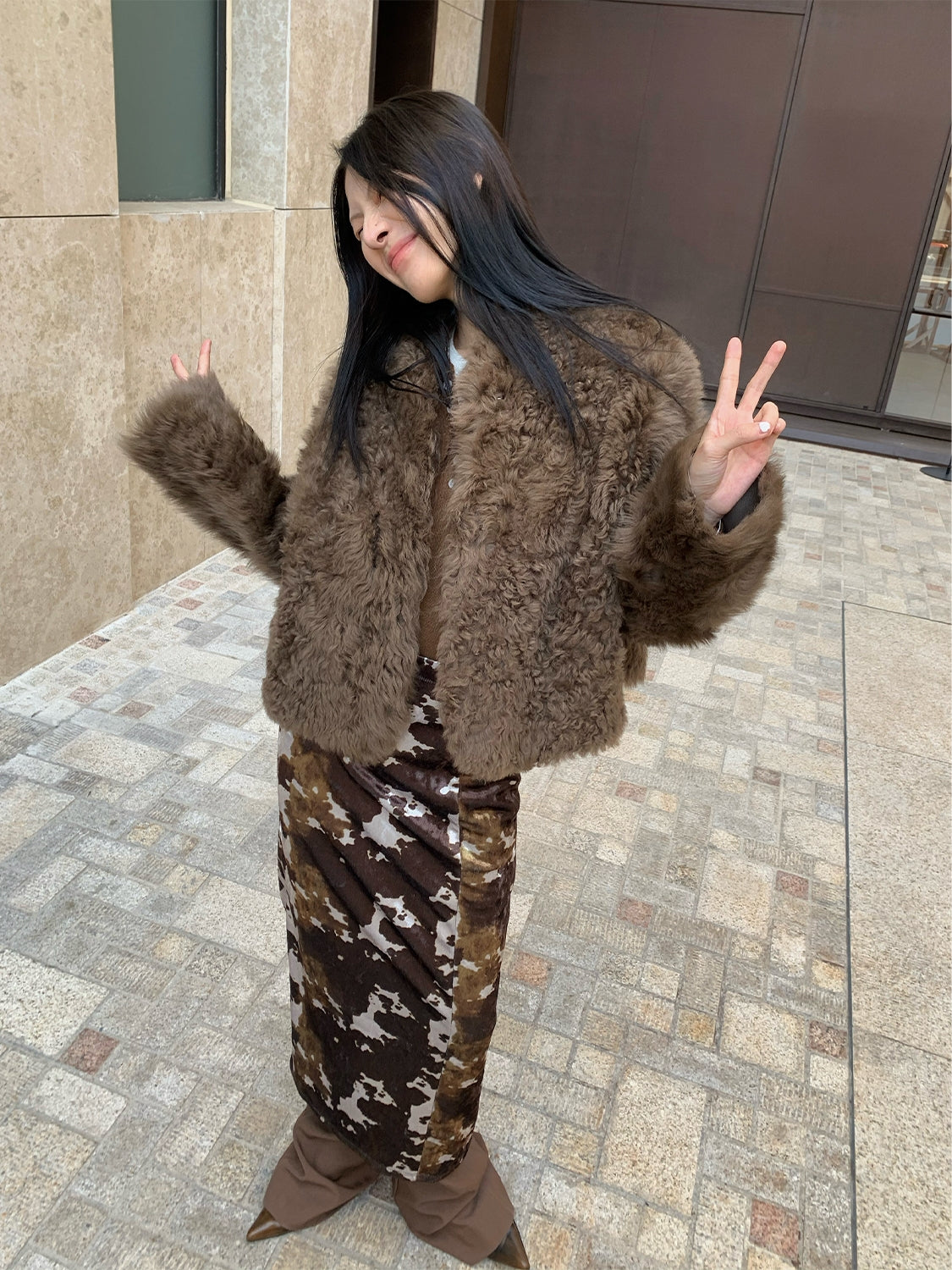 Morning Mist Fairy Tuscan Sheepskin Coat