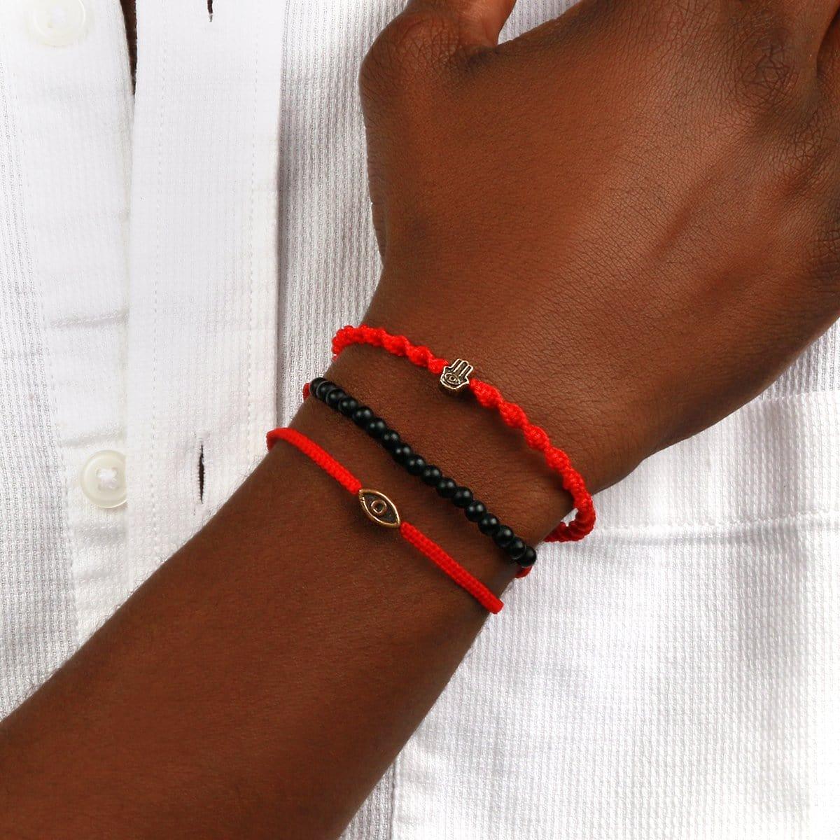 Guardian of Blessing - Men's Red String Bracelet