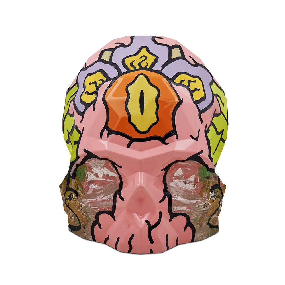Memento Mori Rock & Pop Faceted Skull Large by Cins3000