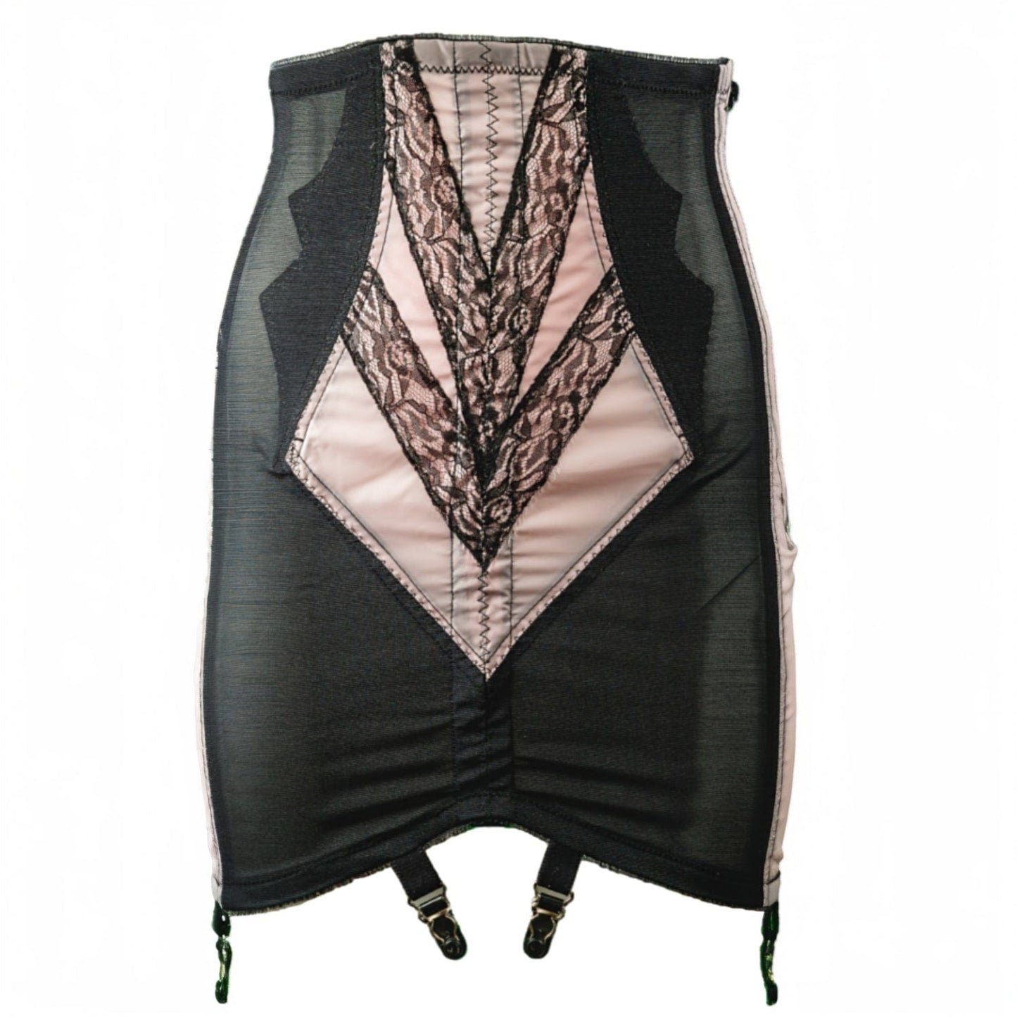 Style 1294 | High Waist Open Bottom Girdle | Extra Firm Shaping | Side Zipper + Hook Closure