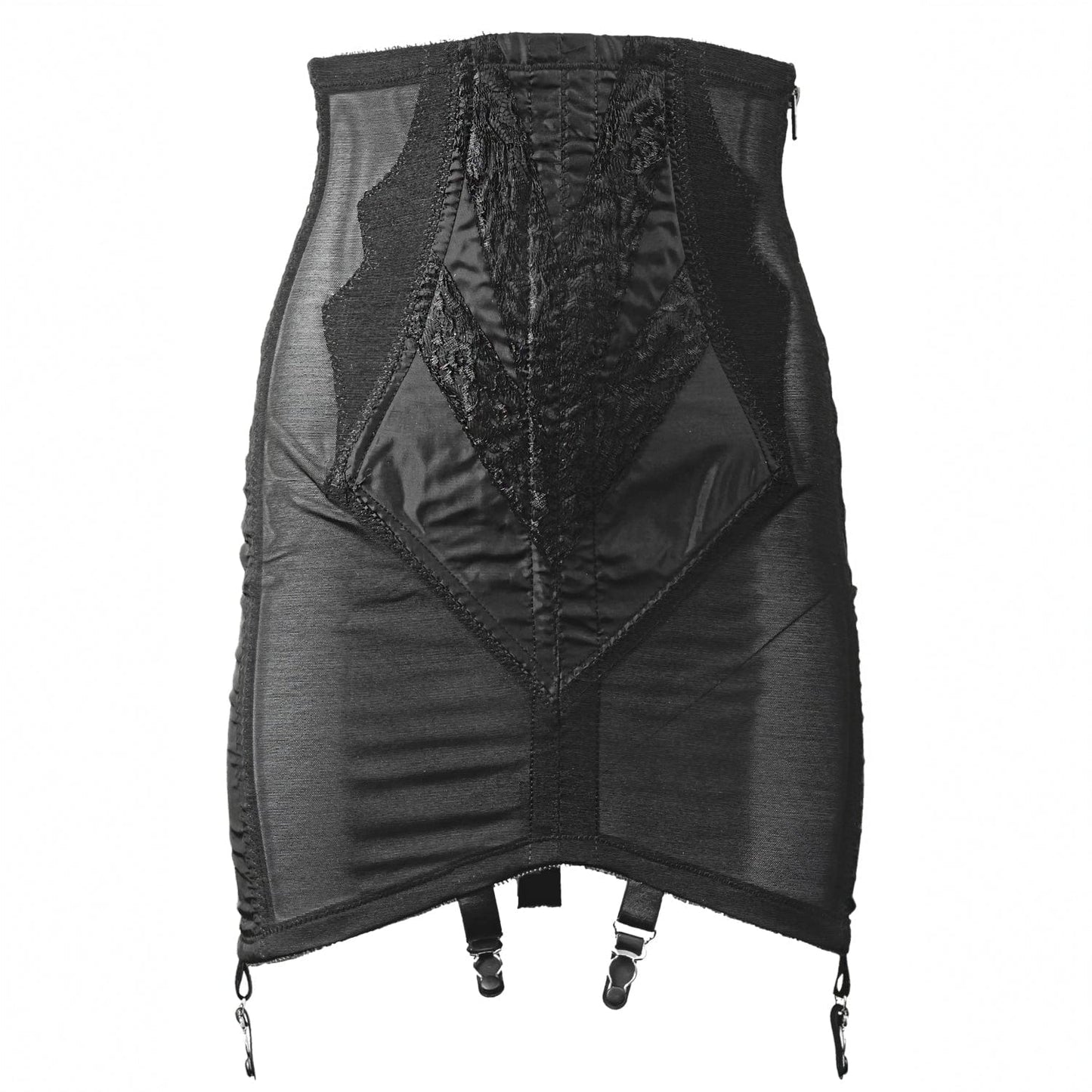 Style 1294 | High Waist Open Bottom Girdle | Extra Firm Shaping | Side Zipper + Hook Closure