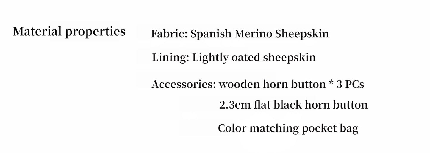 Dreamer Merino Long Sheepskin Jacket