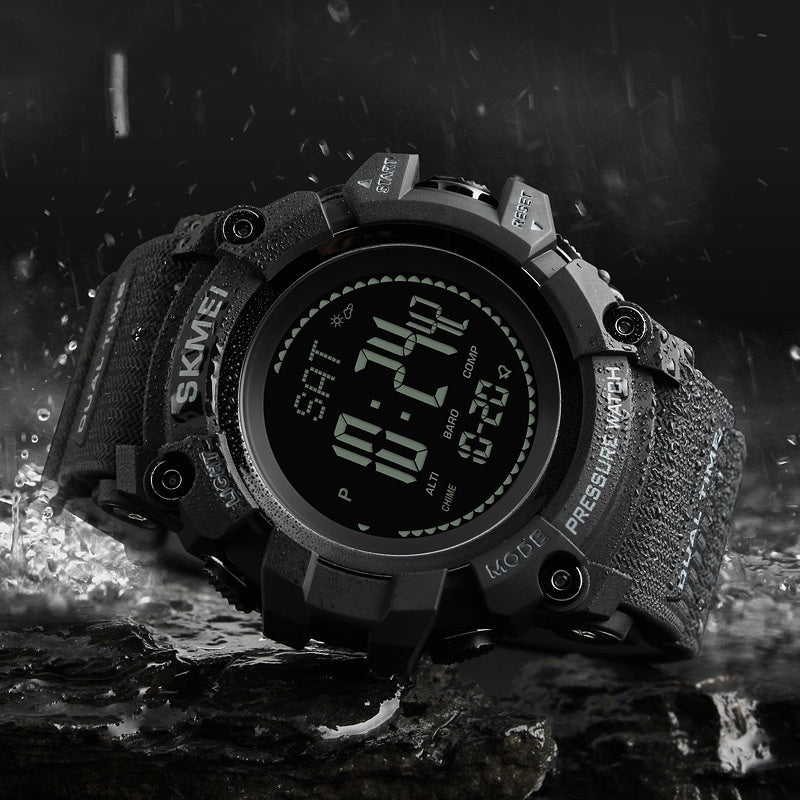 Outdoor Sports Compass Calendar Watch