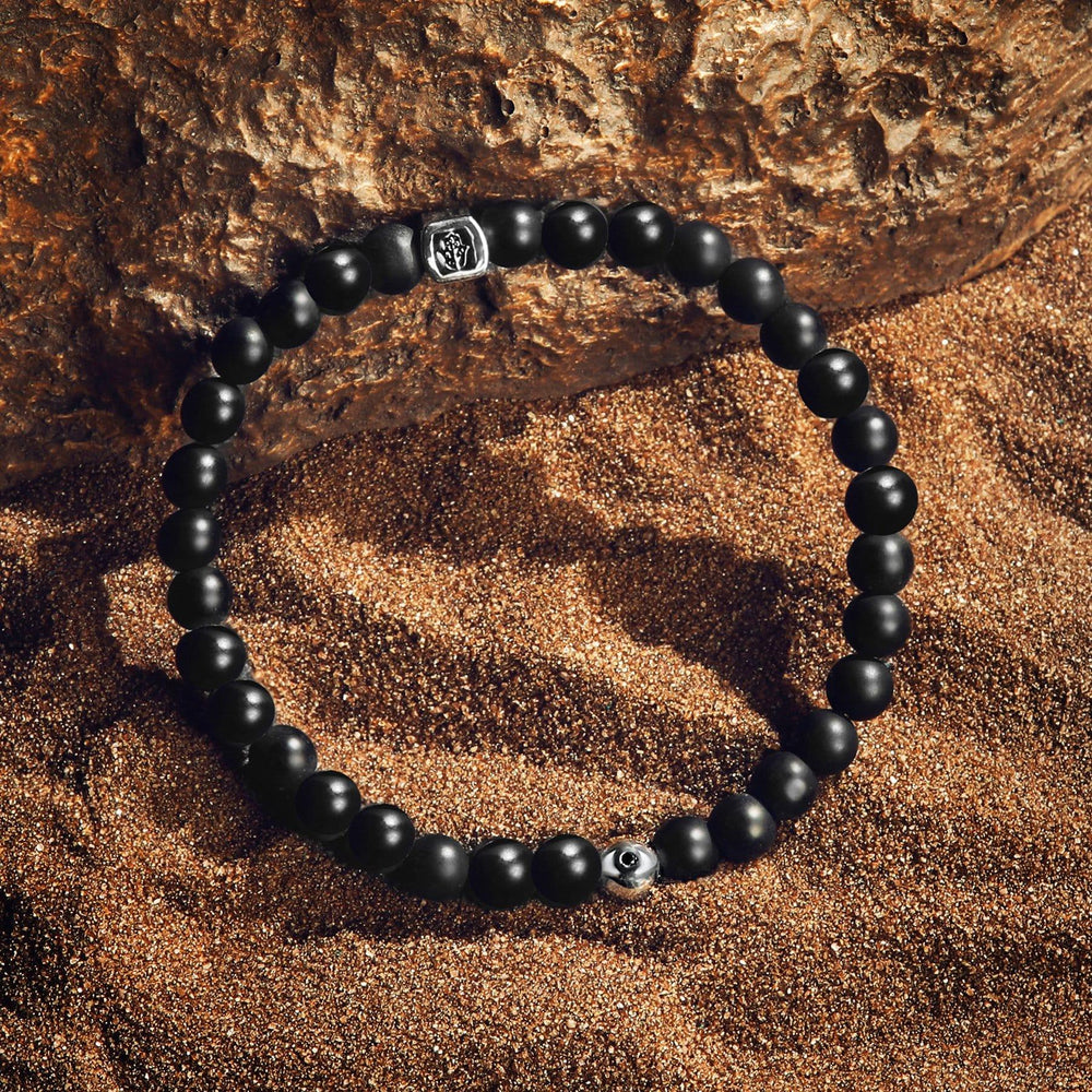 Spiritual Insight - Matte Onyx Bracelet