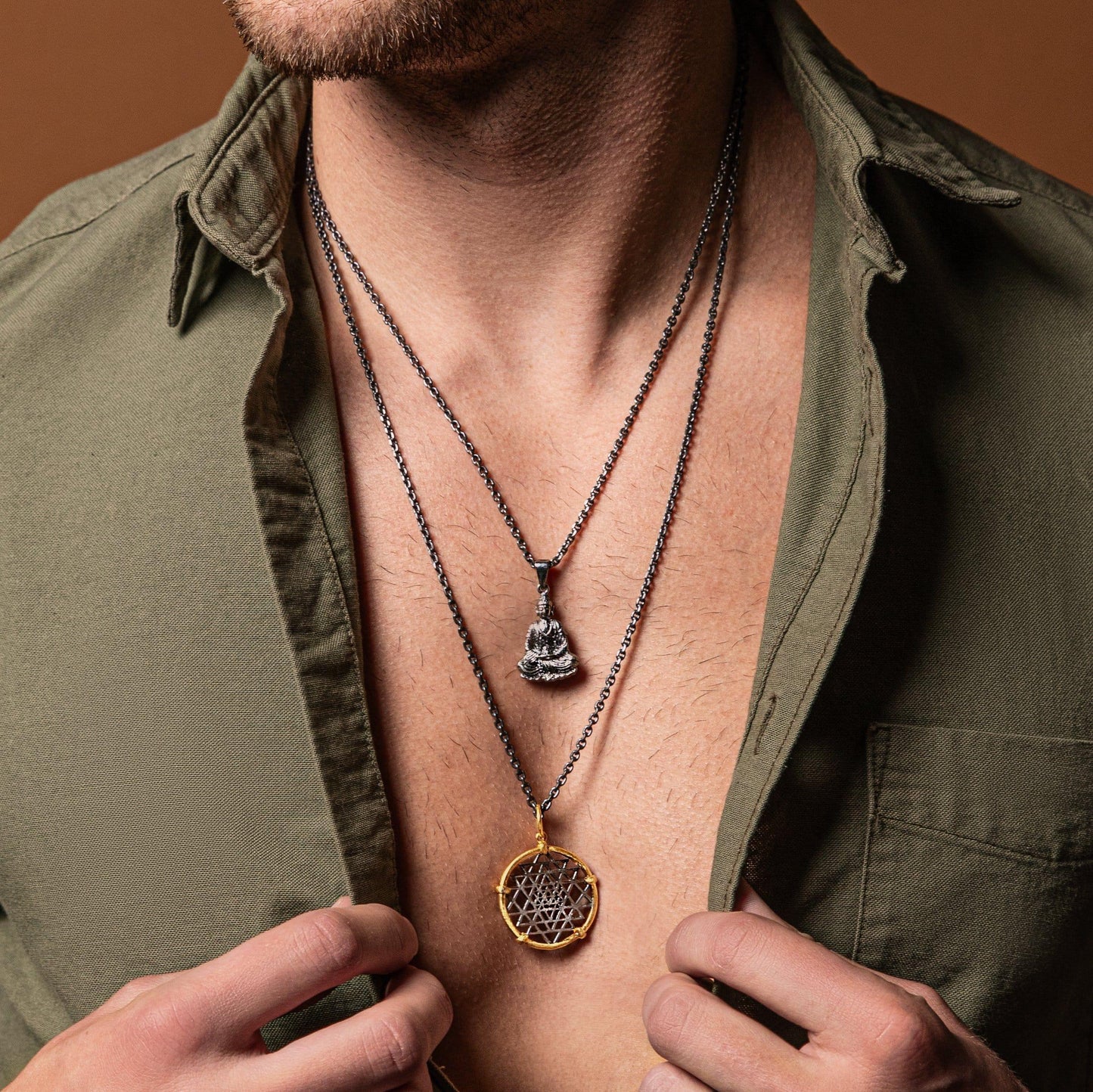 Spiritual Abundance - Sri Yantra Pendant Necklace