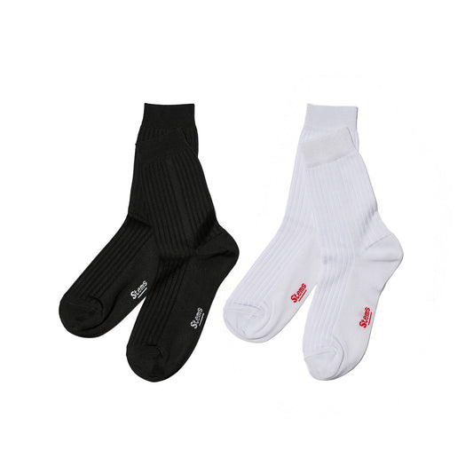 2-Pack Italian Silky Rib Socks