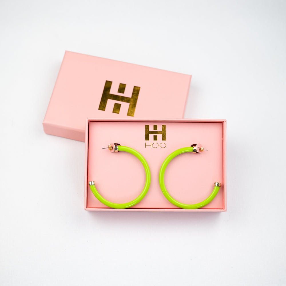 Hoops - Lime Green