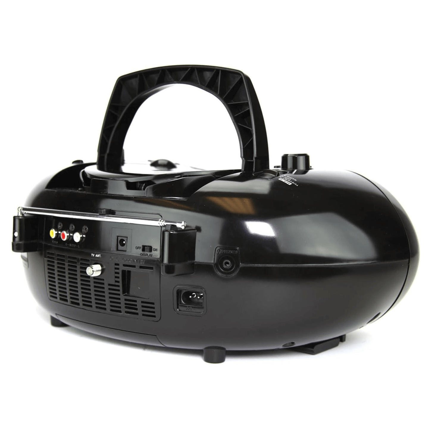 Emerson 7" Bluetooth DVD Boombox w AMFM Radio, Stereo Speakers & Multi-Media