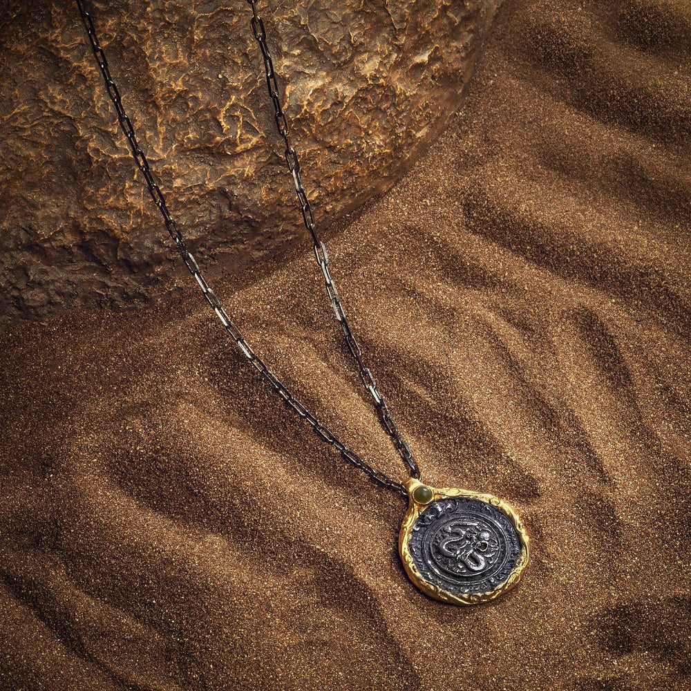 Prosperous Power - Jade Dragon Pendant Necklace