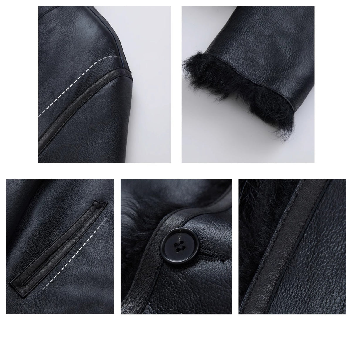 Beethoven's Night Reversible Tuscan Sheepskin Coat