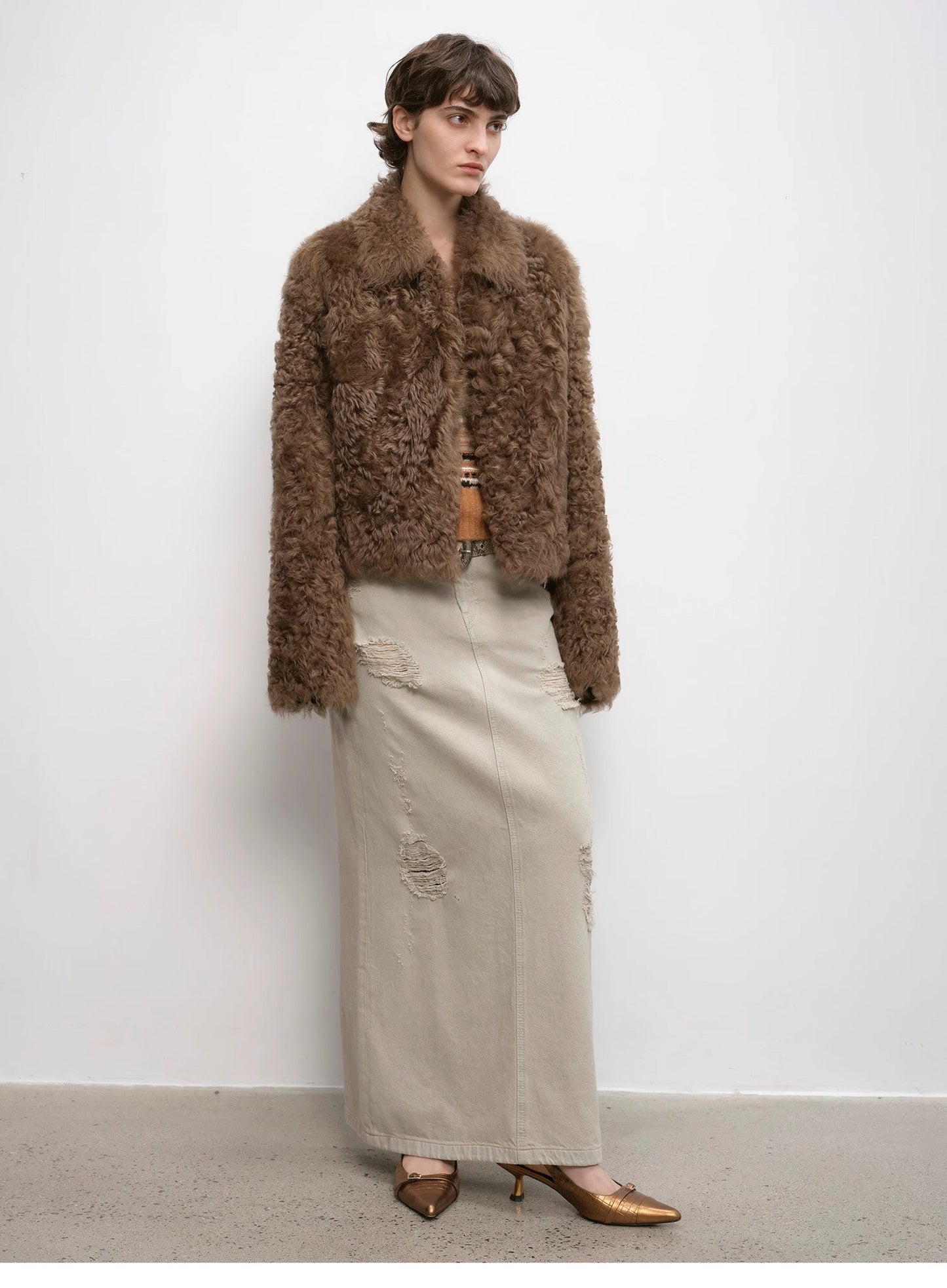 Blackmoon Berlin Tuscan Wool Sheepskin Coat