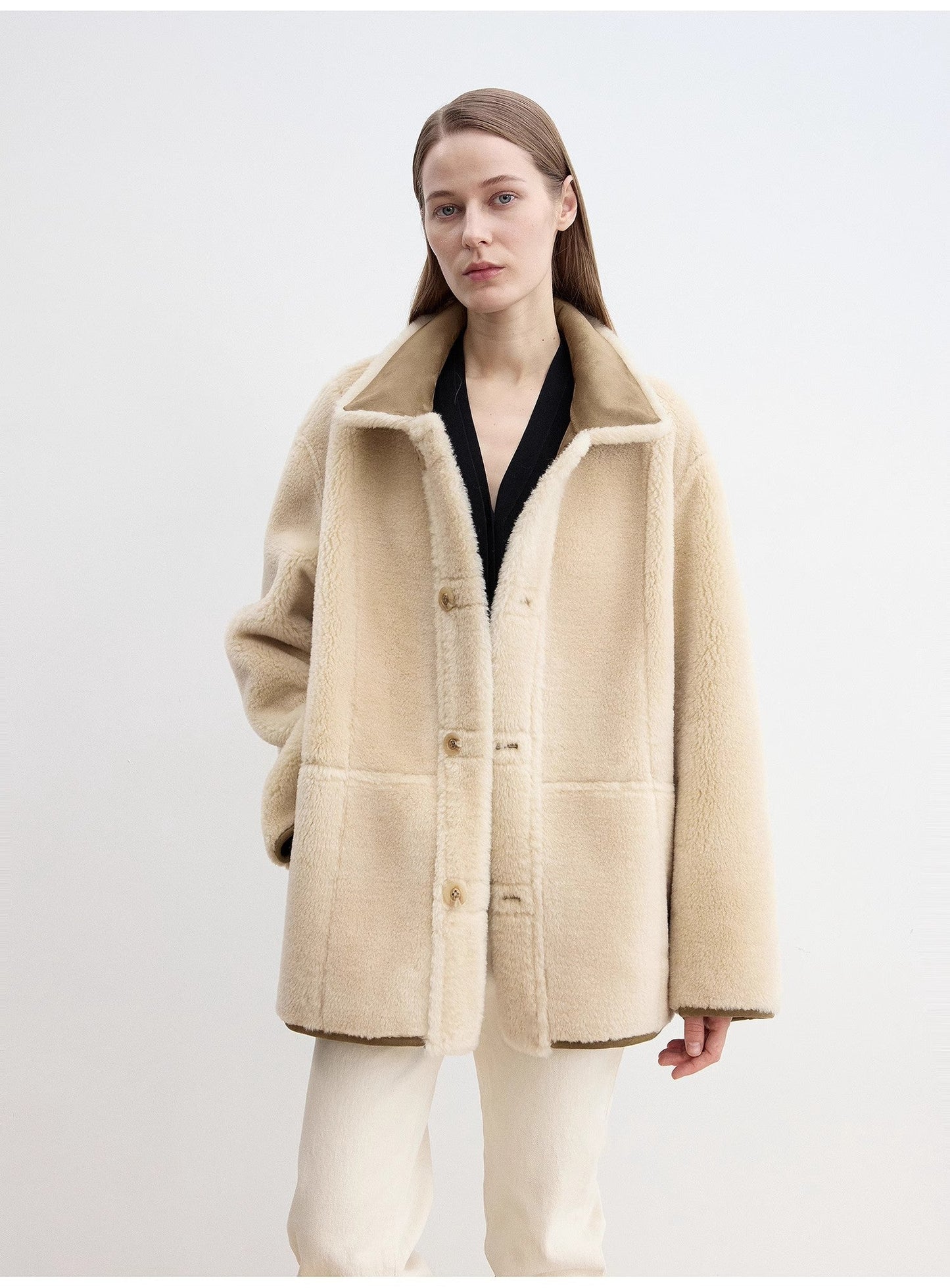 “Vintage Manor” Shearling Jacket