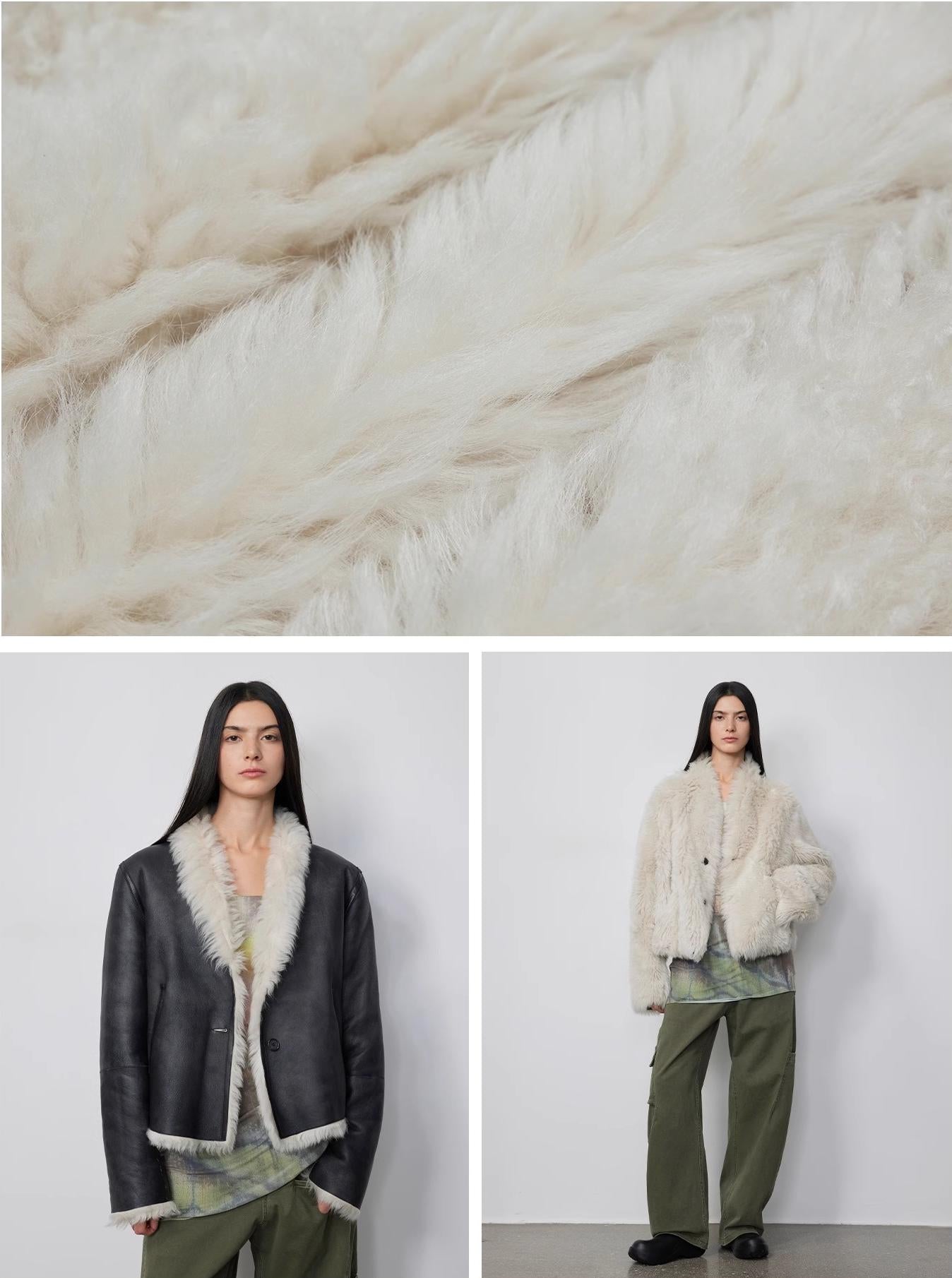 Beethoven's Night Reversible Tuscan Sheepskin Coat
