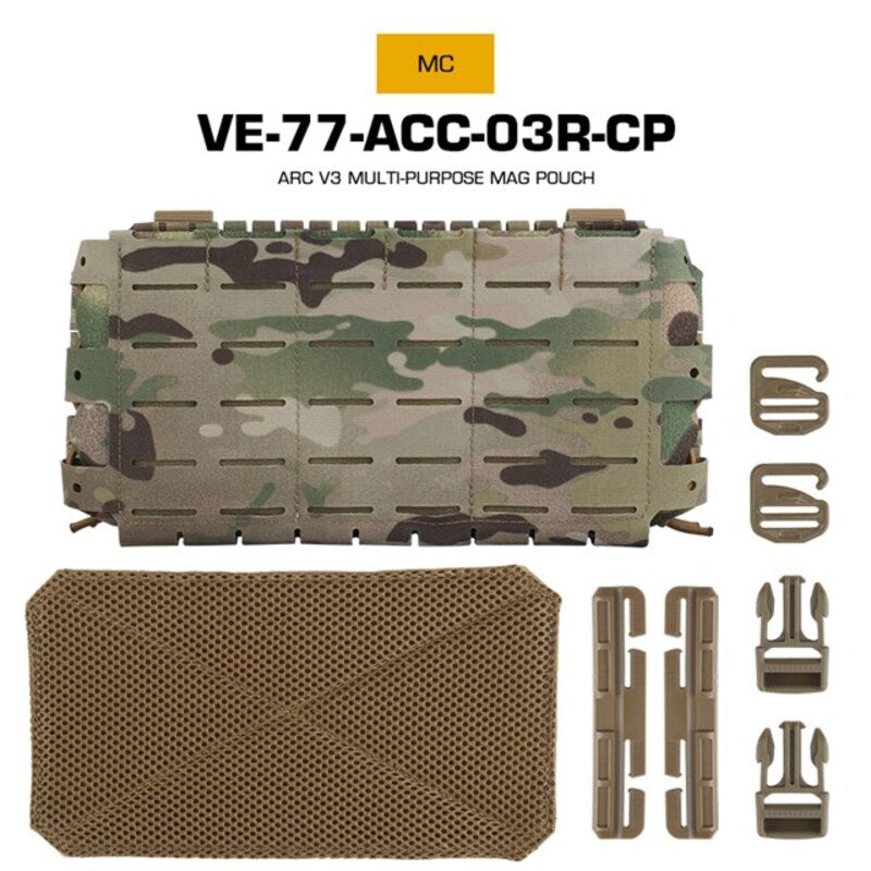 Tactical ARC V3 Molle Mag Pouch for M4/AR15, laser-cut, for hunting & airsoft.
