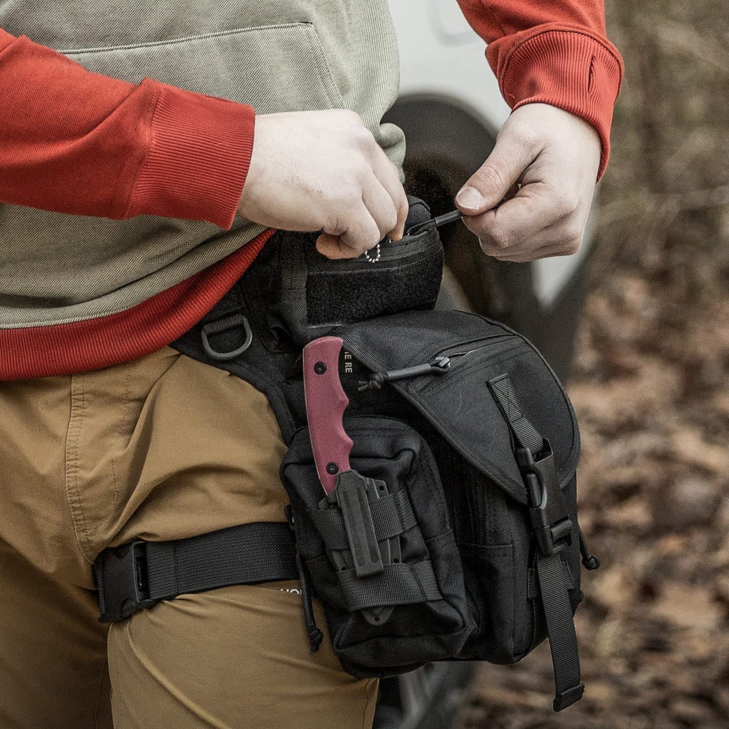 Military Army Cycling Hiking Waterproof Drop Leg Bag