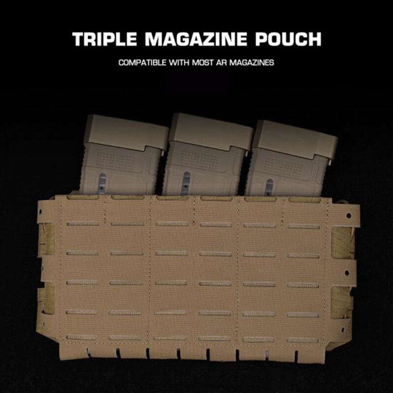 Tactical ARC V3 Molle Mag Pouch for M4/AR15, laser-cut, for hunting & airsoft.