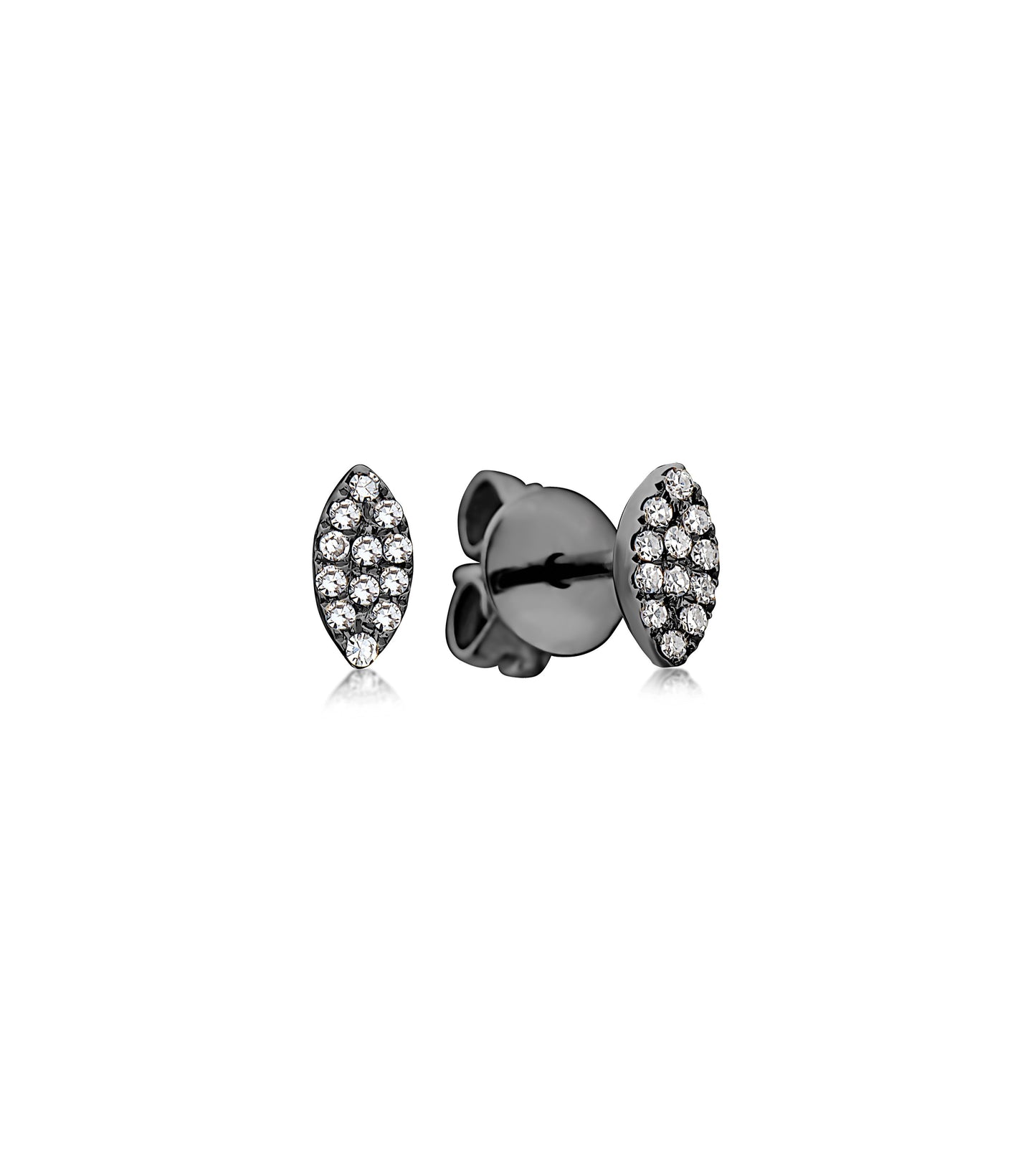 Diamond Marquise Stud Earring