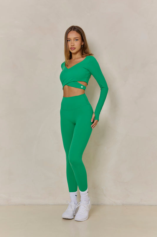 Astoria LUXE BALANCE Full Length Legging - Palm Green