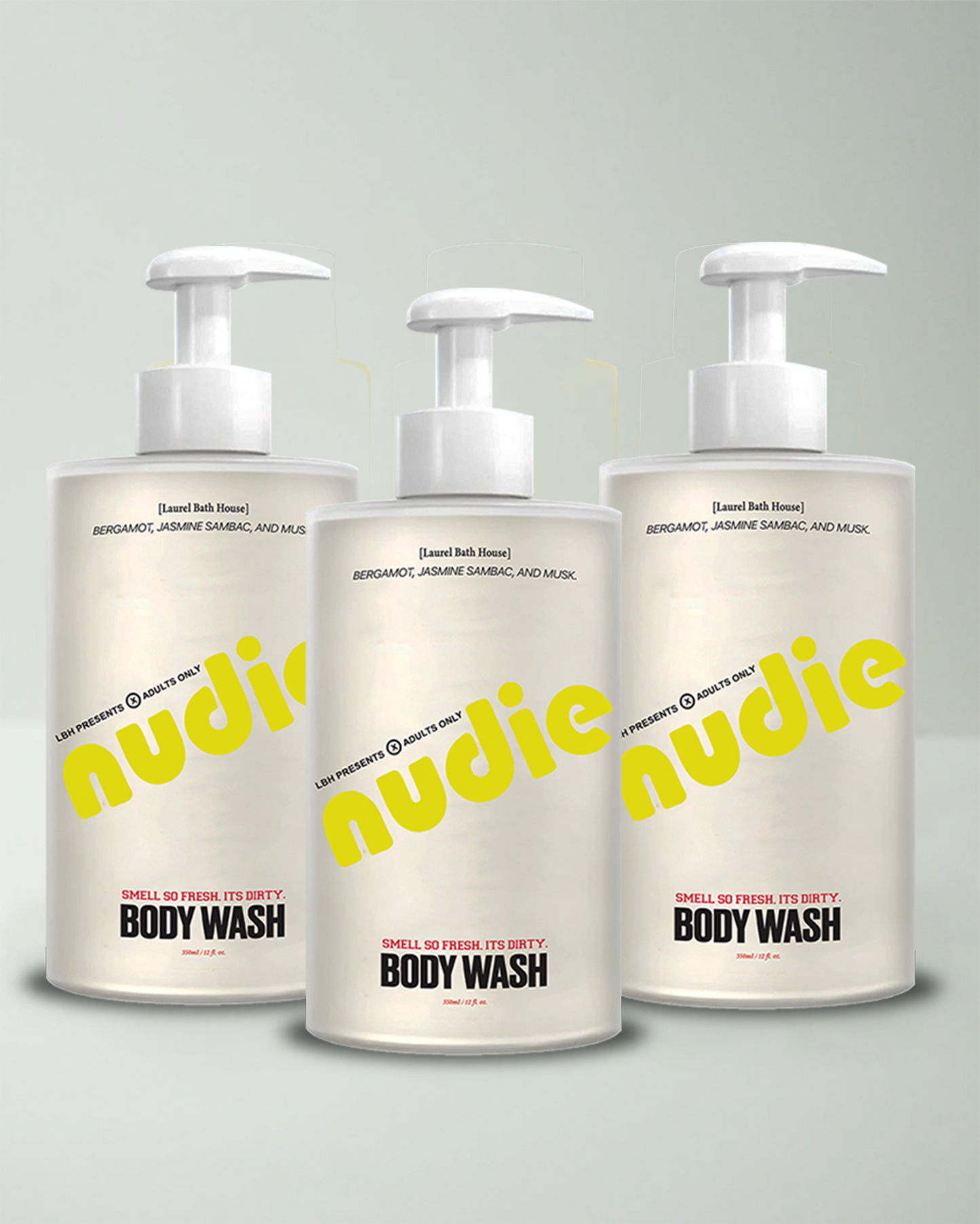 3-Pack Nudie Body Wash