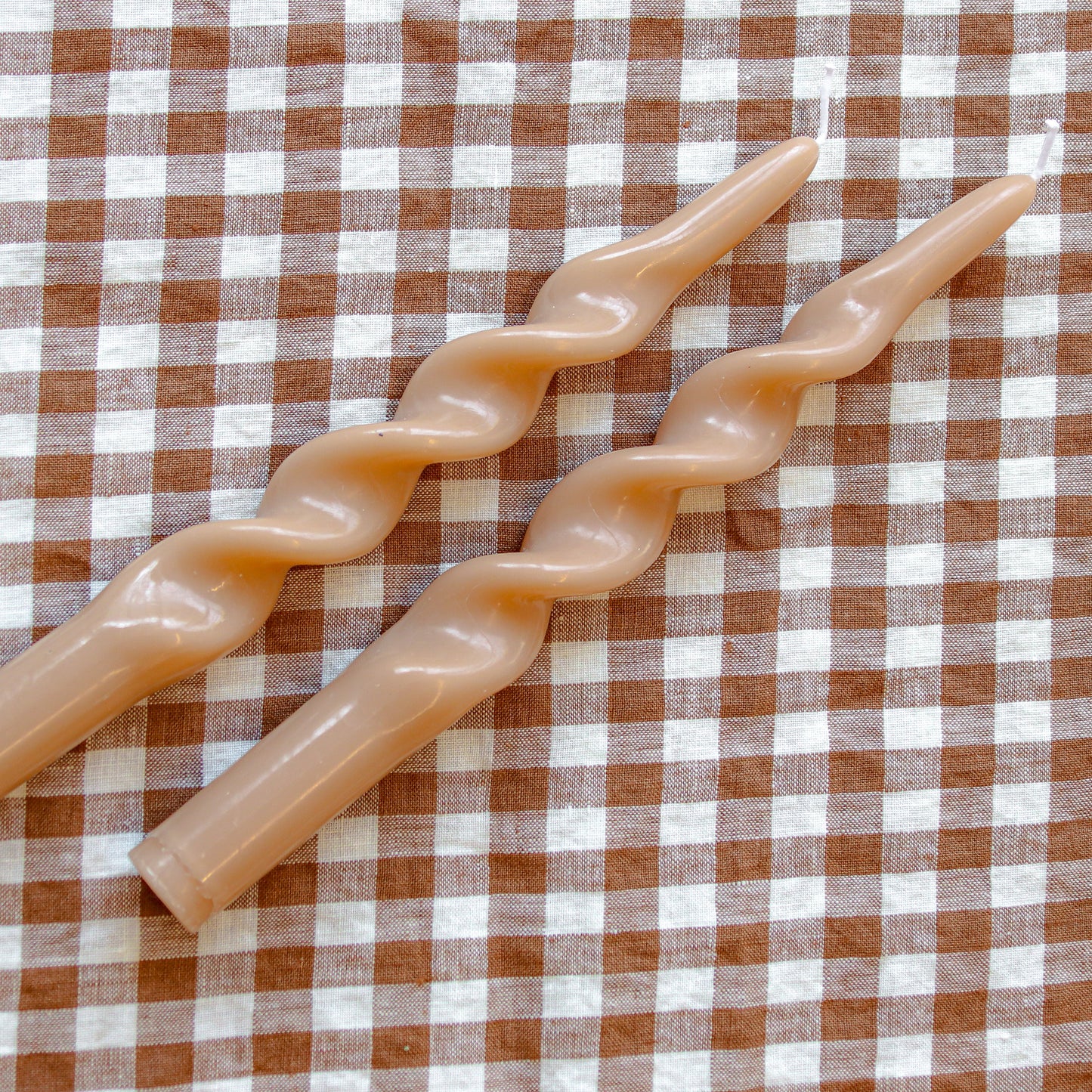 20 Caramel Swirl Candles - 10 Packs of 2