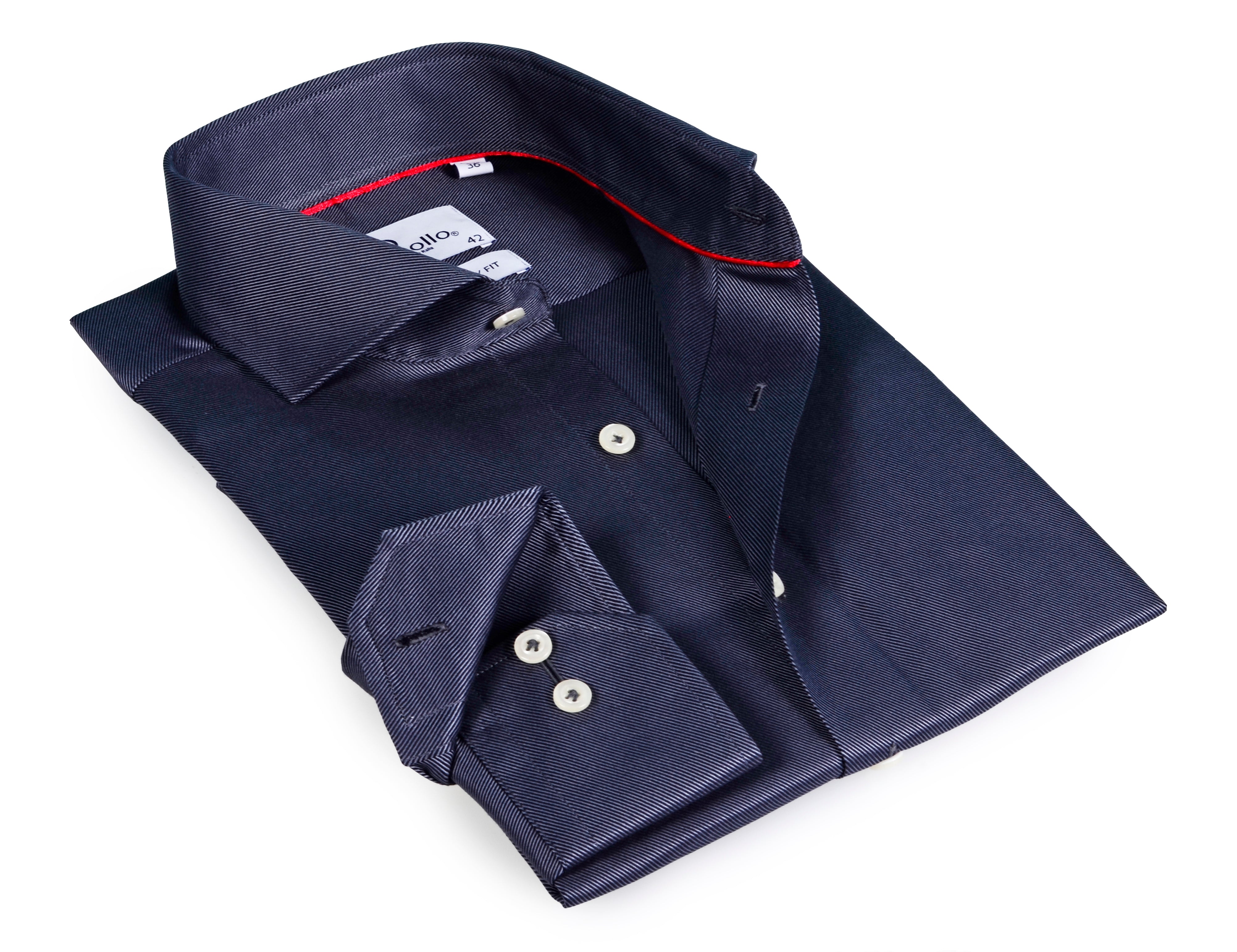 Charcoal Shirt // Dual cuffs// contemporary fit