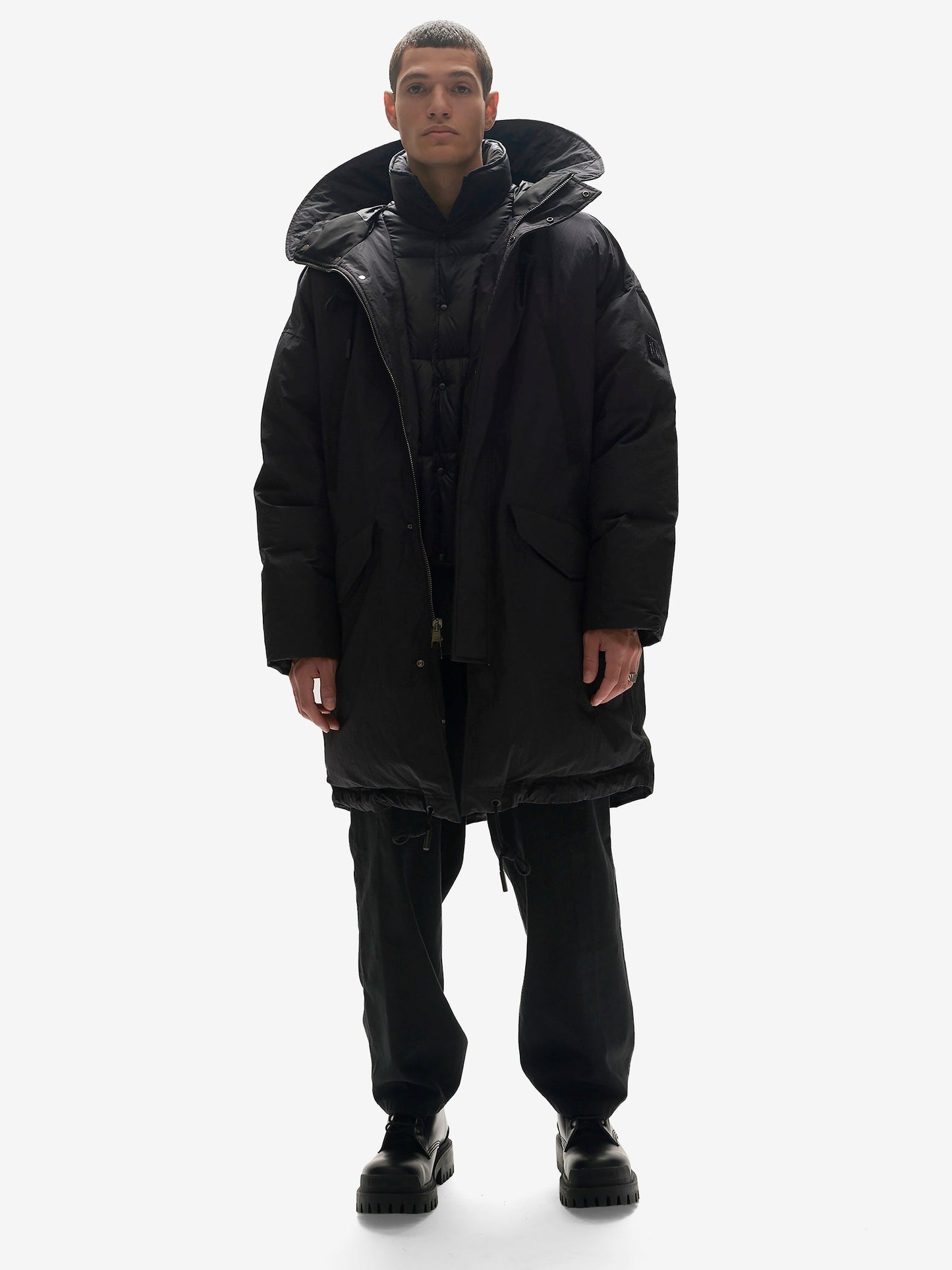 Long Down Puffer - Black