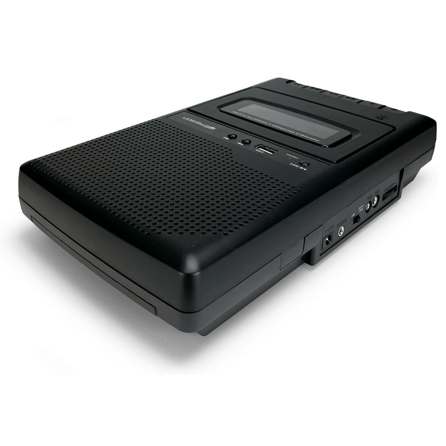 Emerson Portable Cassette Player and Recorder w Digital Conversion and Mic Input