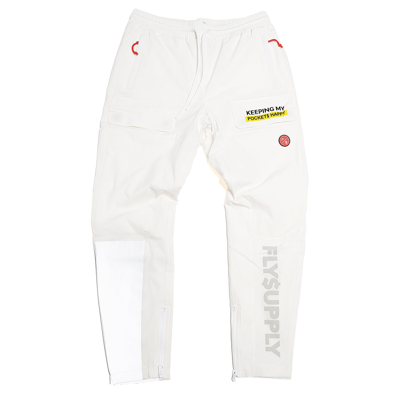 Happy Pockets Jogger (White)