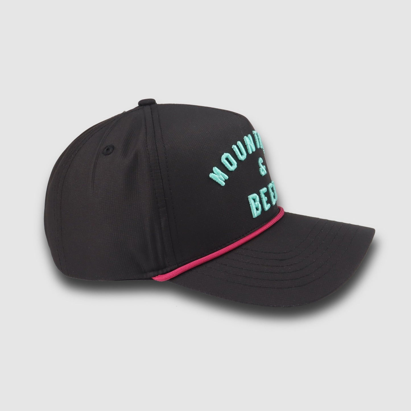 F395 x Distant Brewing Mountains & Beer Snapback - Black/Fuchsia