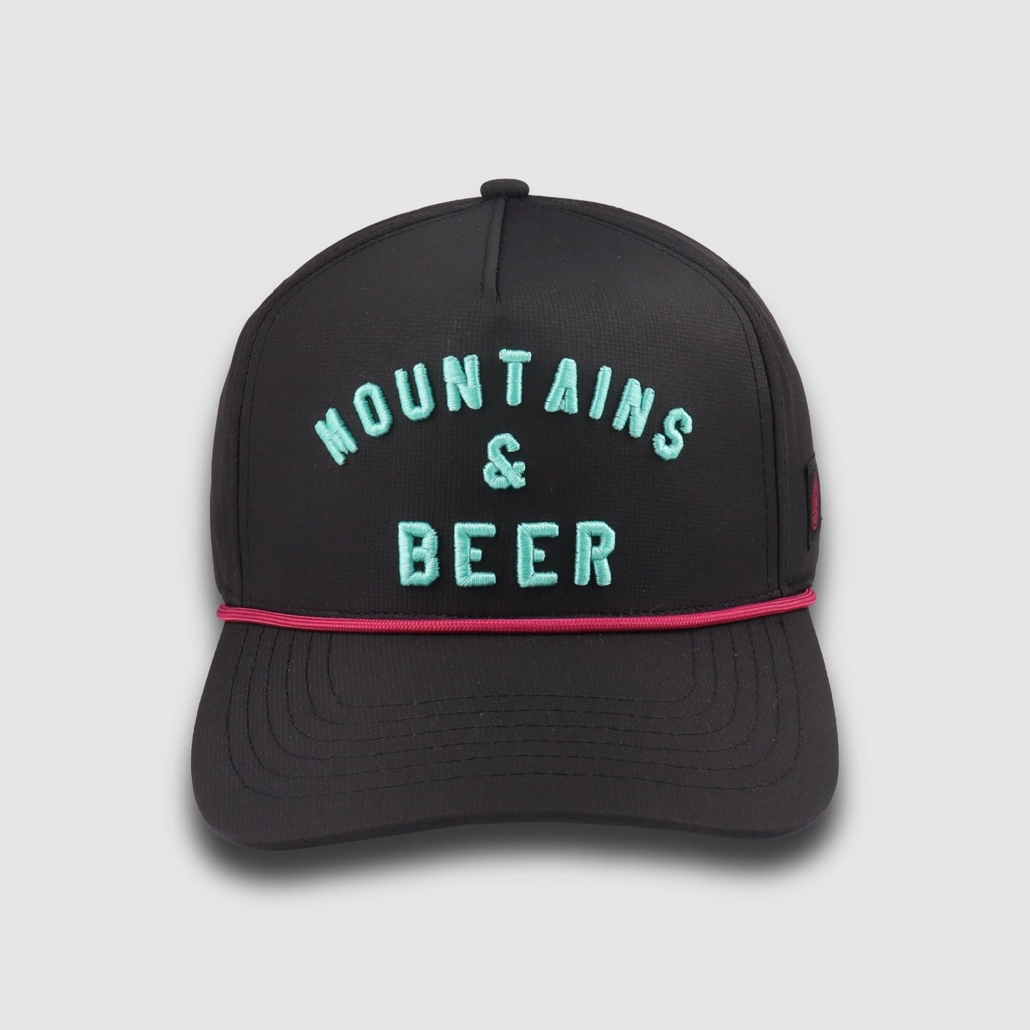 F395 x Distant Brewing Mountains & Beer Snapback - Black/Fuchsia