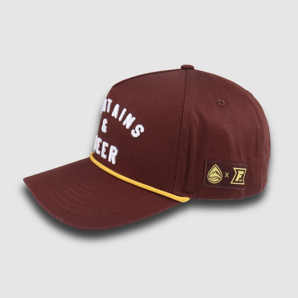 F395 x Distant Brewing Mountains & Beer Snapback - Brown