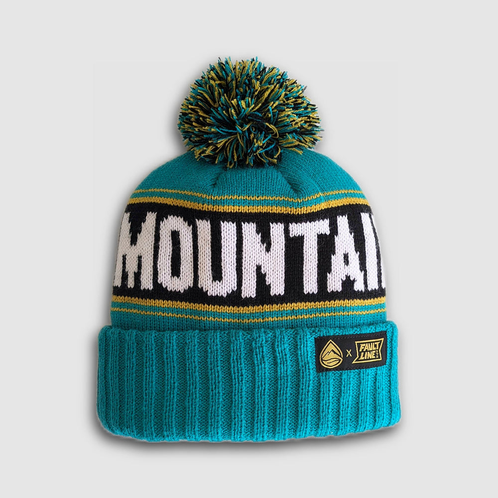 Faultline395 x Distant Brewing Mountains & Beer Beanie - Teal