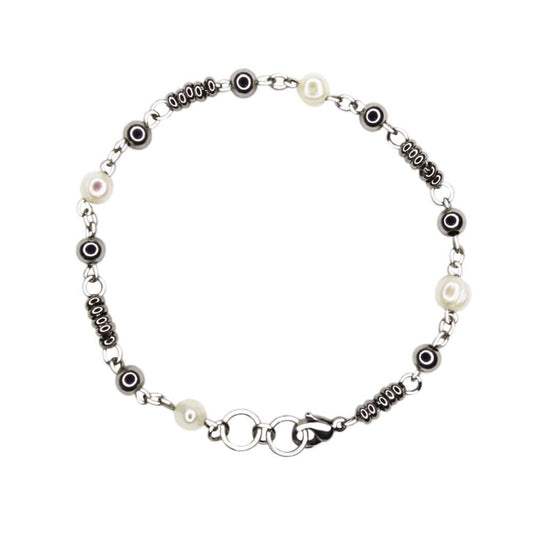 Timeless Silver Pearl Bracelet