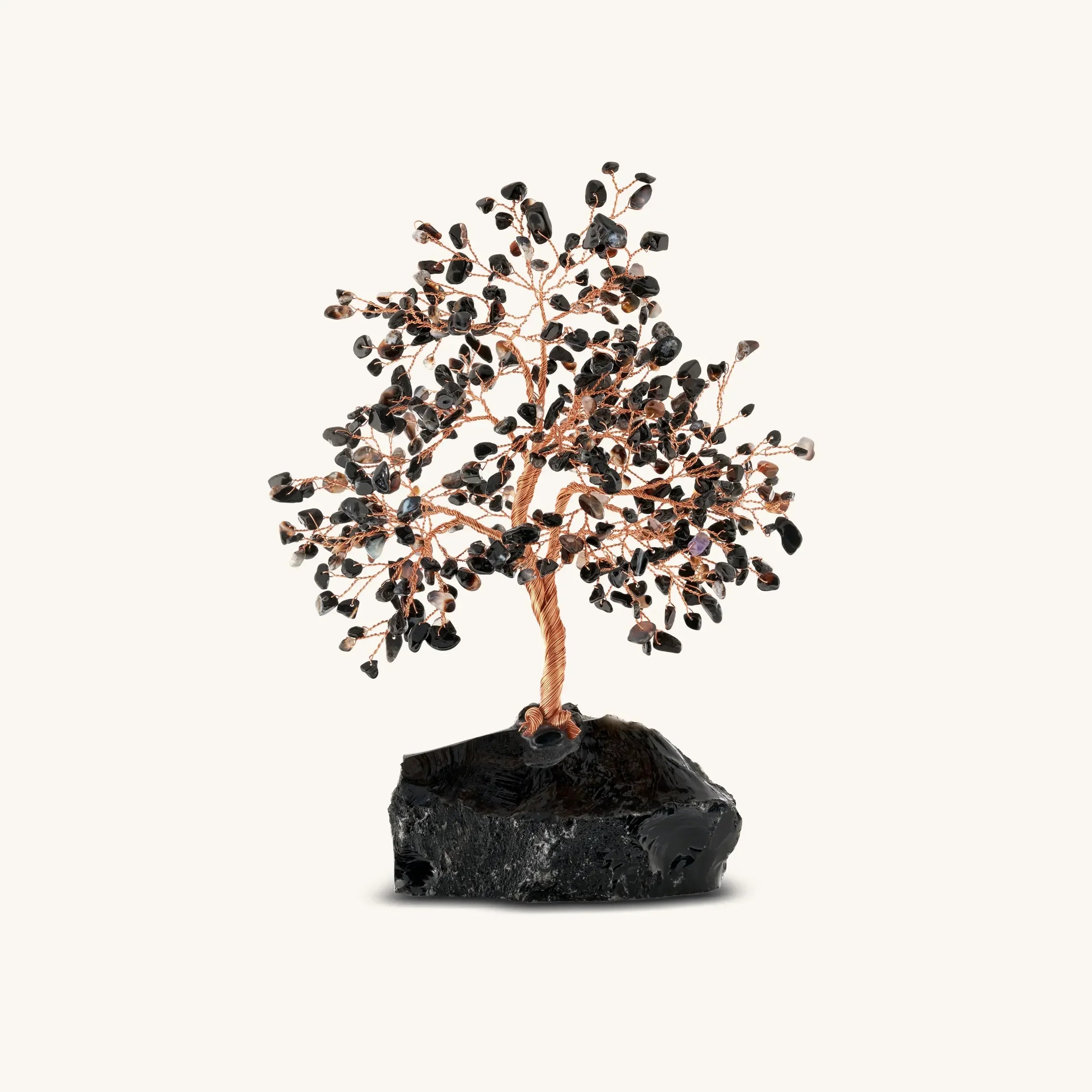 Grounded Awareness Black Onyx Feng Shui Tree