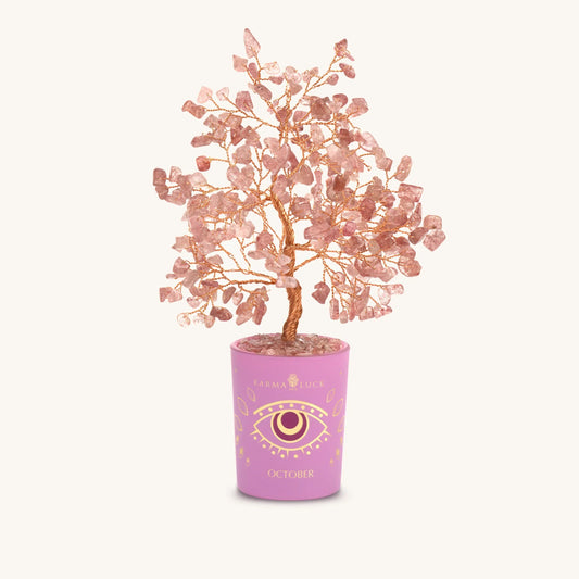Calming Presence Tourmaline October Birthday Tree