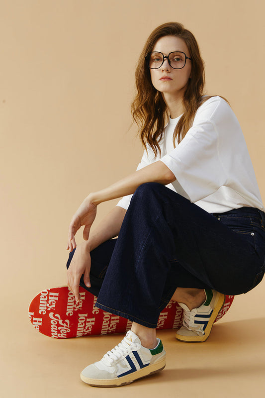 Coney Island Whitefish High Rise Wide Jeans HJ007