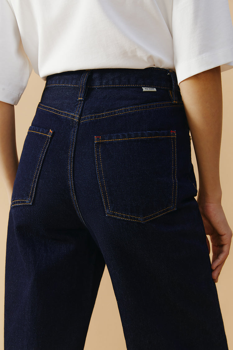 Coney Island Whitefish High Rise Wide Jeans HJ007