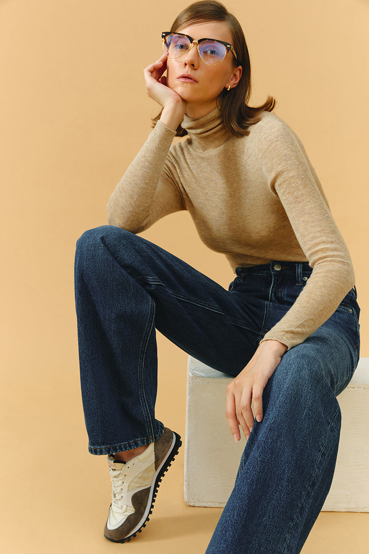 Coney Island Whitefish High Rise Wide Jeans HJ007