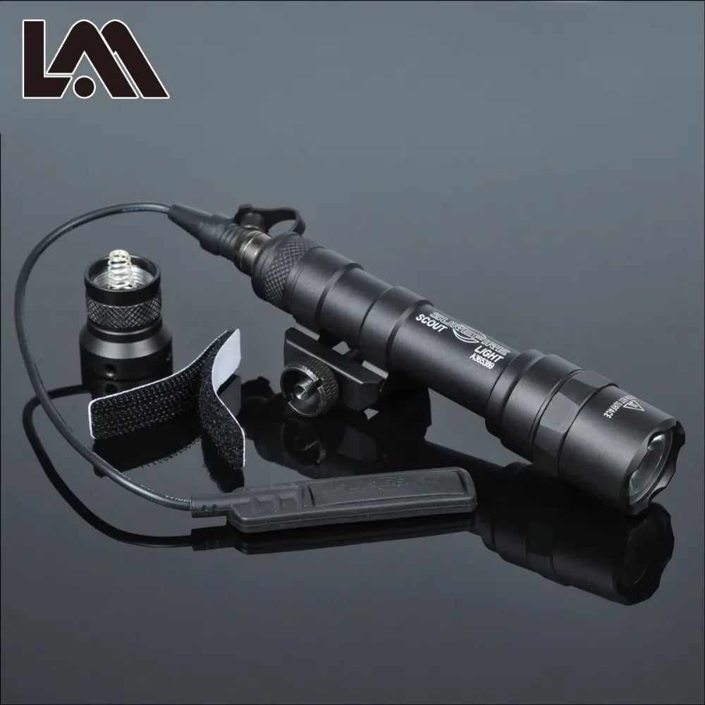 Tactical SF M600 M600B Weapon Gun light Lanterna Airsoft Rifle arma Flashlight Pistol Scout Light Torch Hunting Pictinny Rail