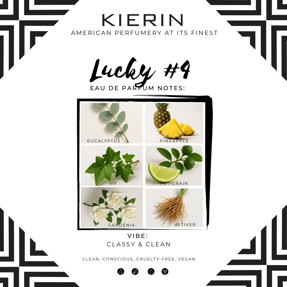 LUCKY NUMBER 4 Refreshing Abstract Perfume (30ml)