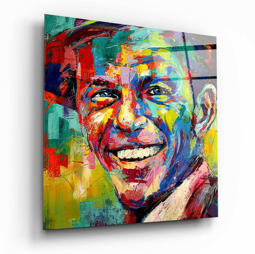 Frank Sinatra Glass Wall Art