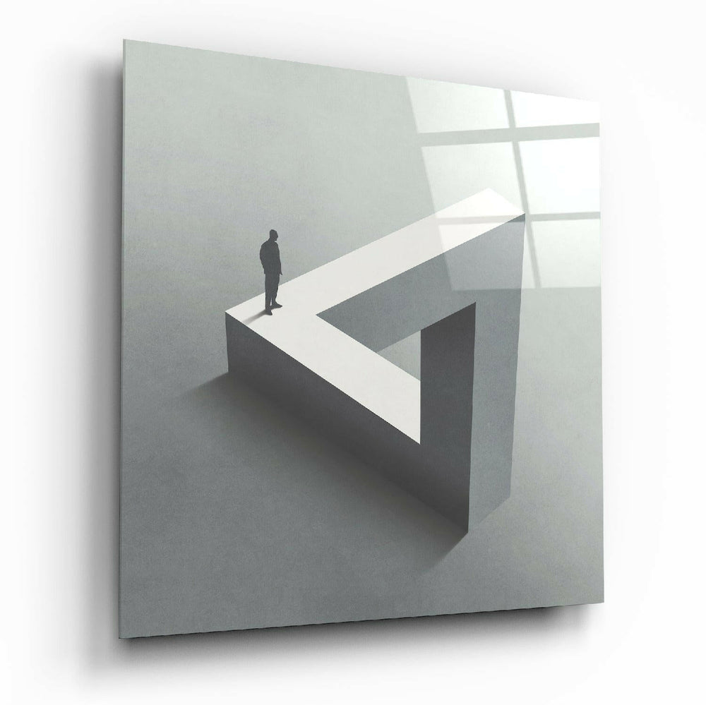 Dead End Glass Wall Art