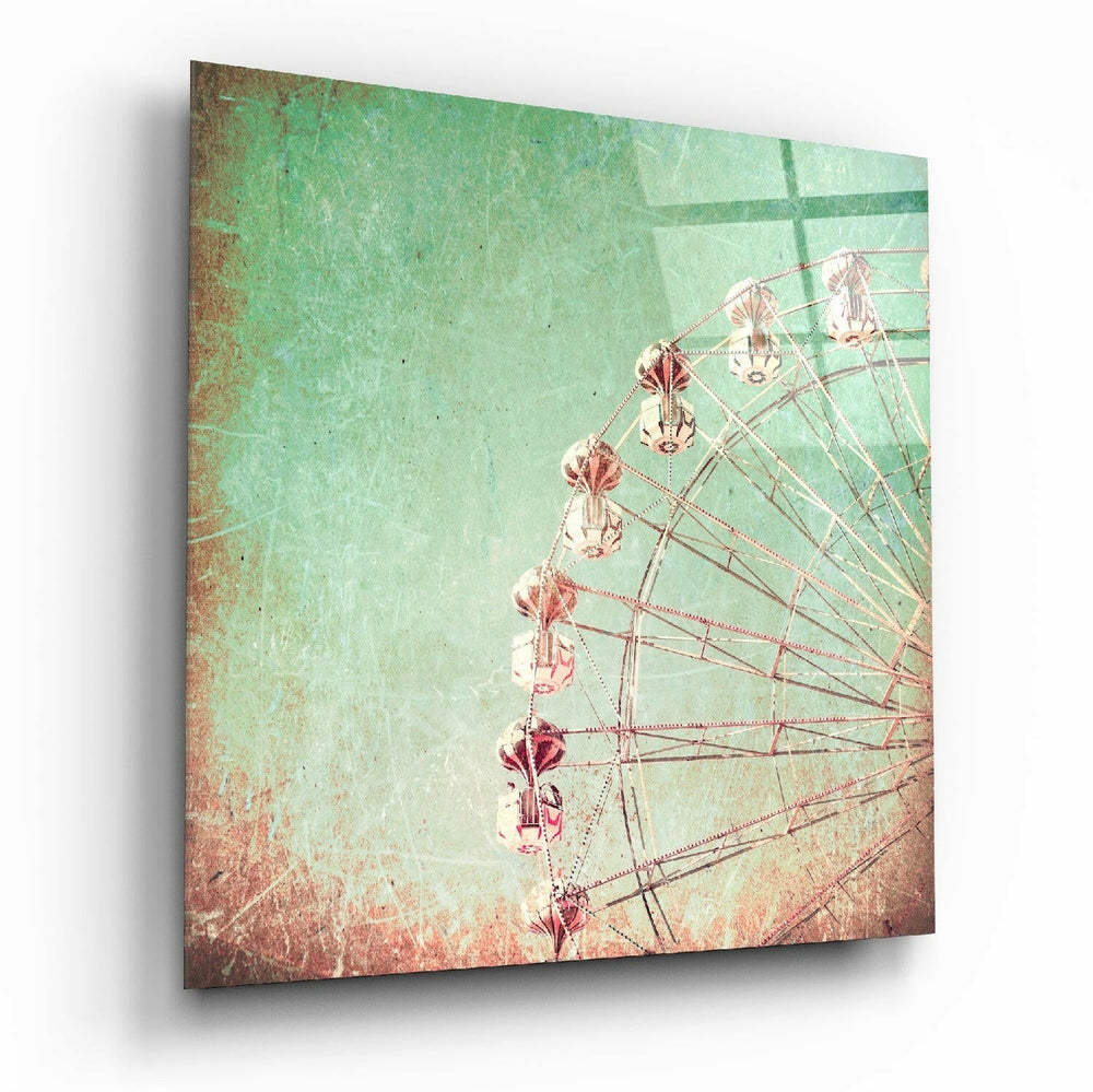 Ferris Wheel Glass Wall Art
