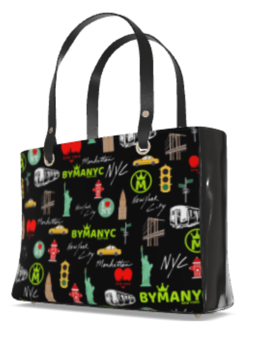 LA VIE EN ROSE Manhattan Handbag BYMANYC ® New York Vegan Elegance