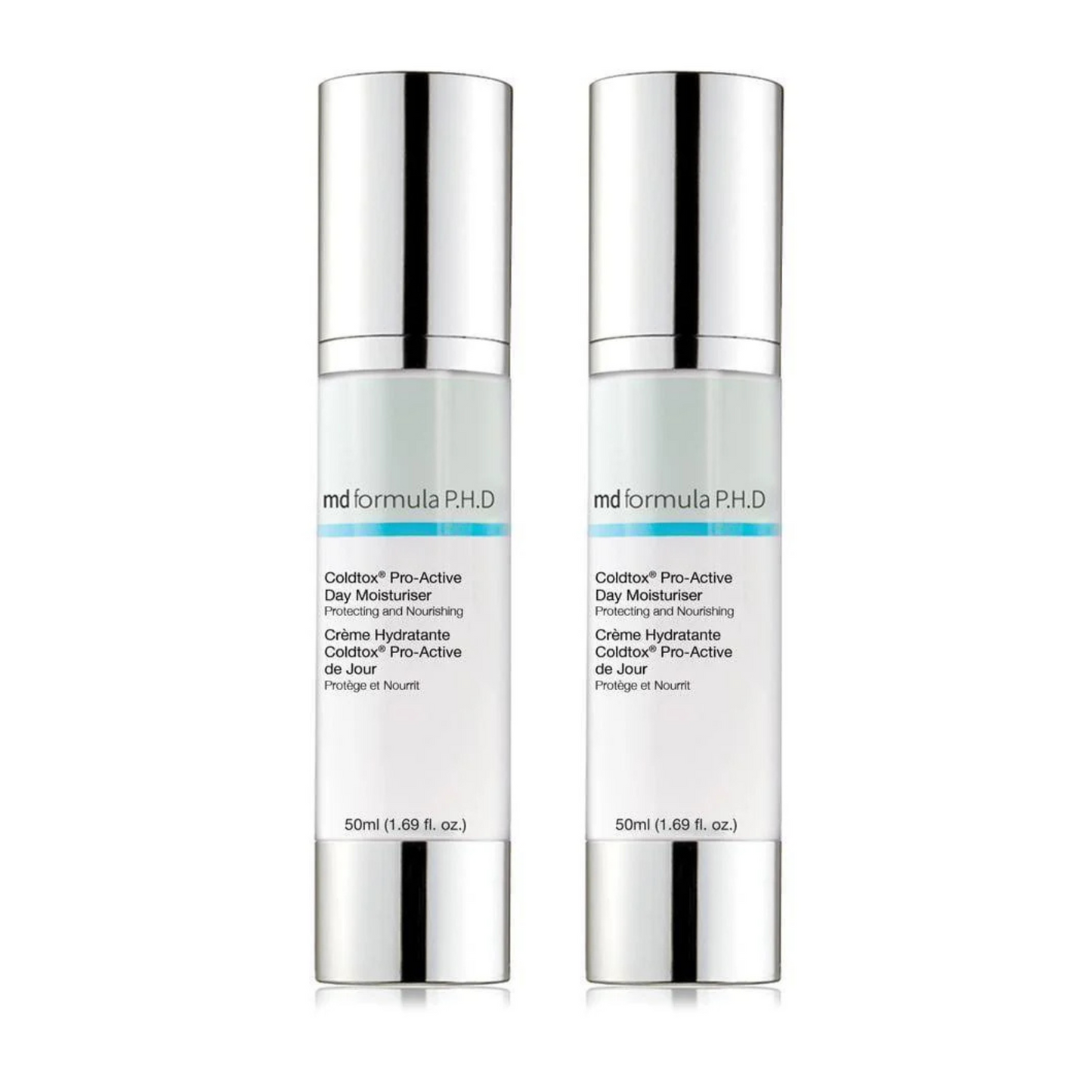 MD Formula Coldtox Pro-Active Day Moisturiser 50ml Twin Value Savings Pack