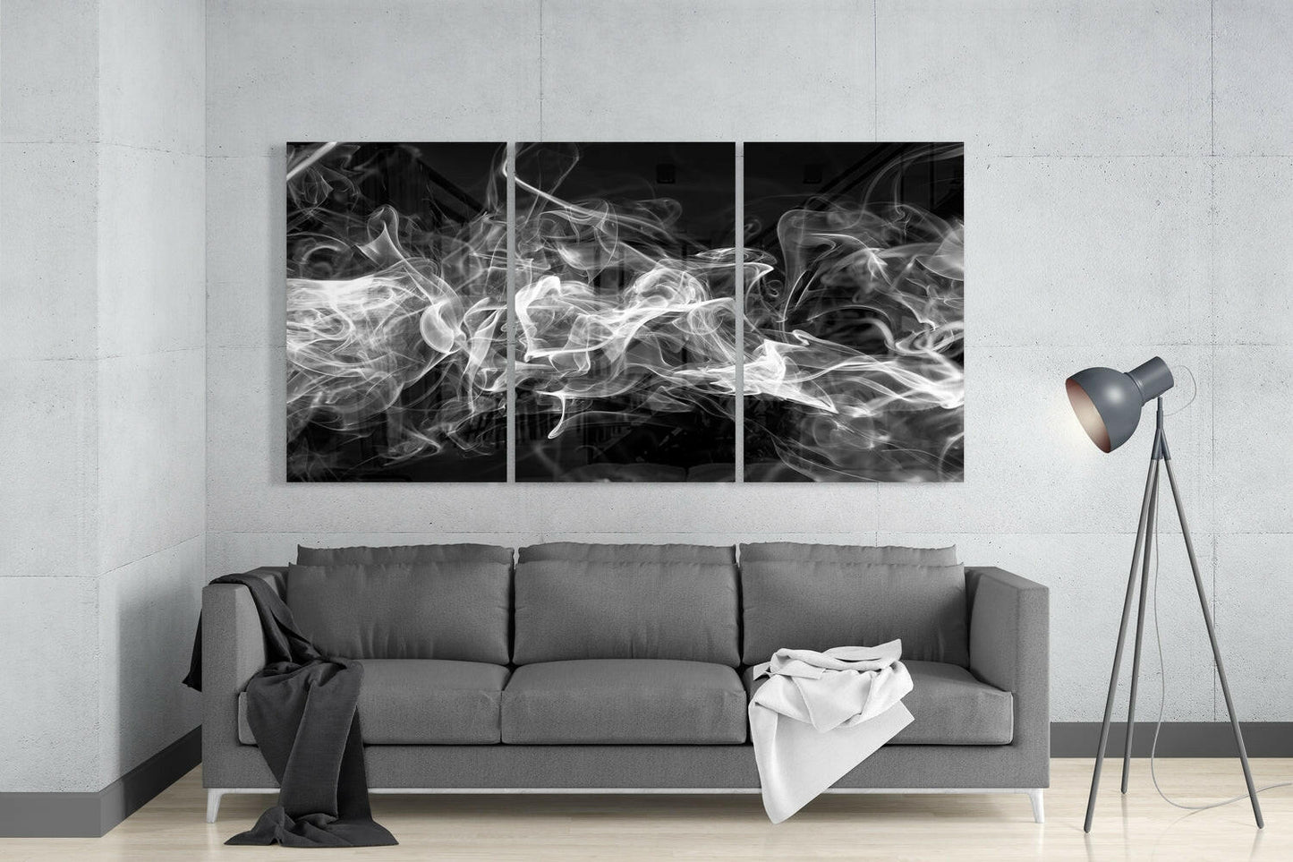 Tulips Mega Glass Wall Art